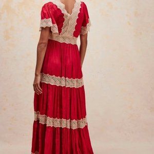 BNWT Spell Ocean Gown Red 🦄